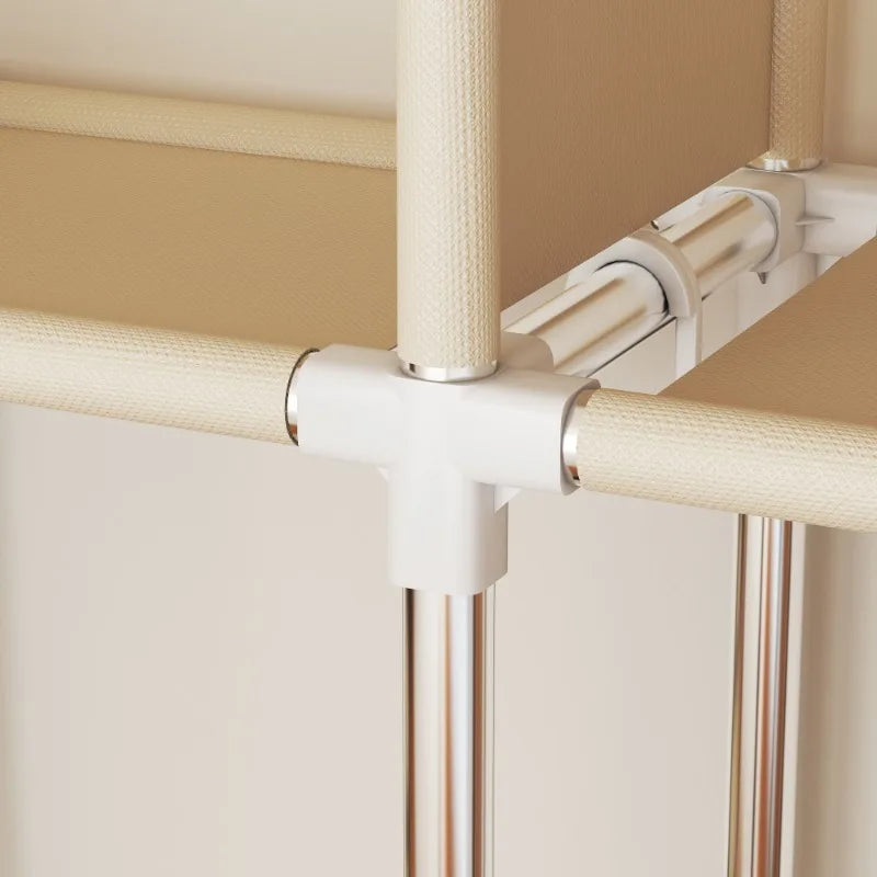ArluKin Minimalist Walk In Wardrobe With Drawers And Dust Cover