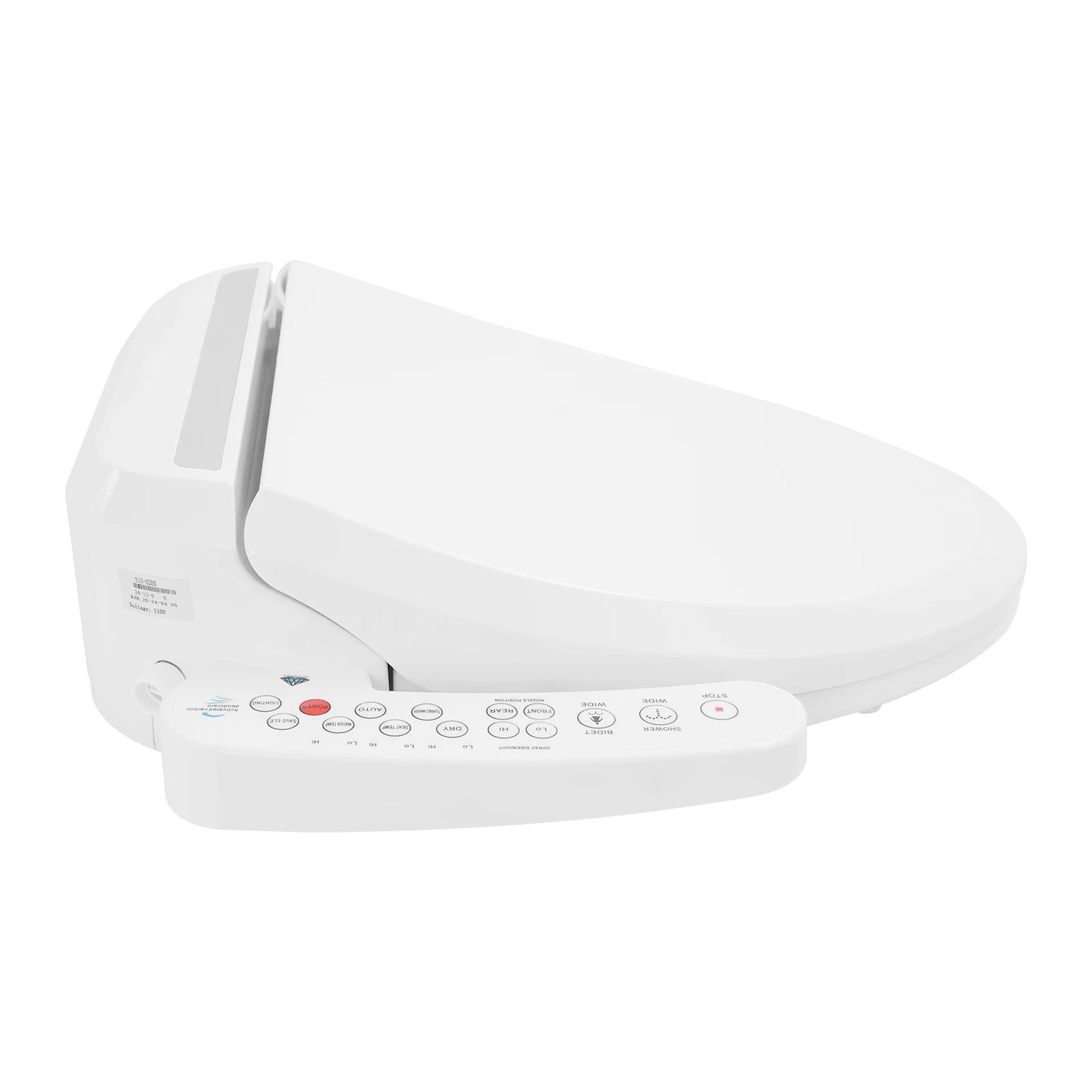 Smart ABS Toilet Seat Cover With Heater And Night Light