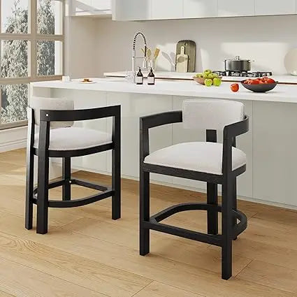 XMSJ Ryland Modern Counter Height Bar Stools Set of 2