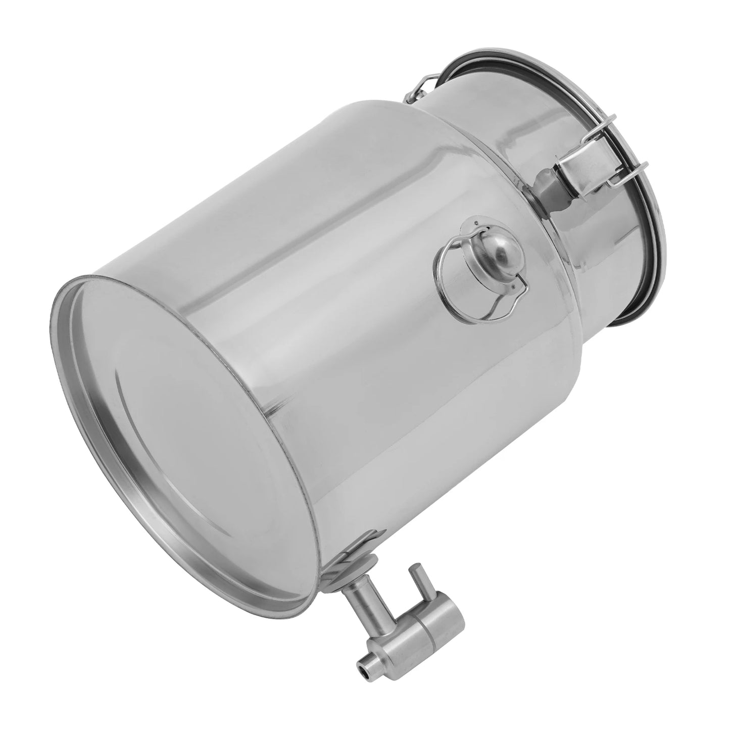 Bymaocar 304 Stainless Steel Milk Can With Spigot Beverage Dispenser