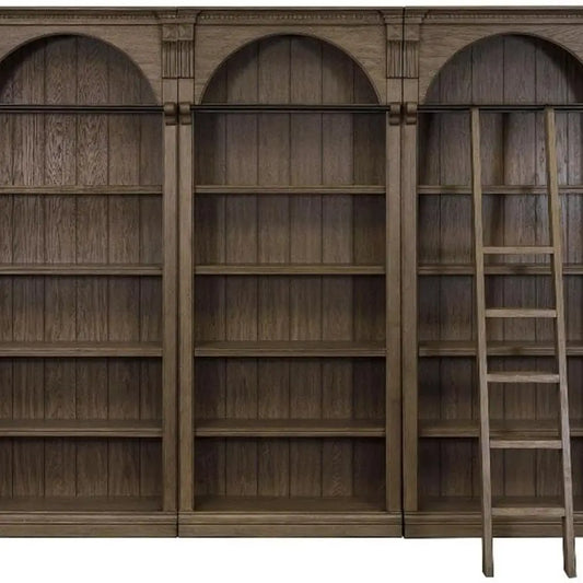 Traditional Ladder Shelf With Storage And Display For Living Room