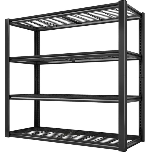 Sturdy 4-Shelf Garage Storage Unit Supports Up To 2240 Pounds