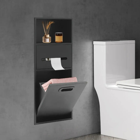 Shower Niche 304 Stainless Steel Recessed Storage Cabinet Wall Mounted
