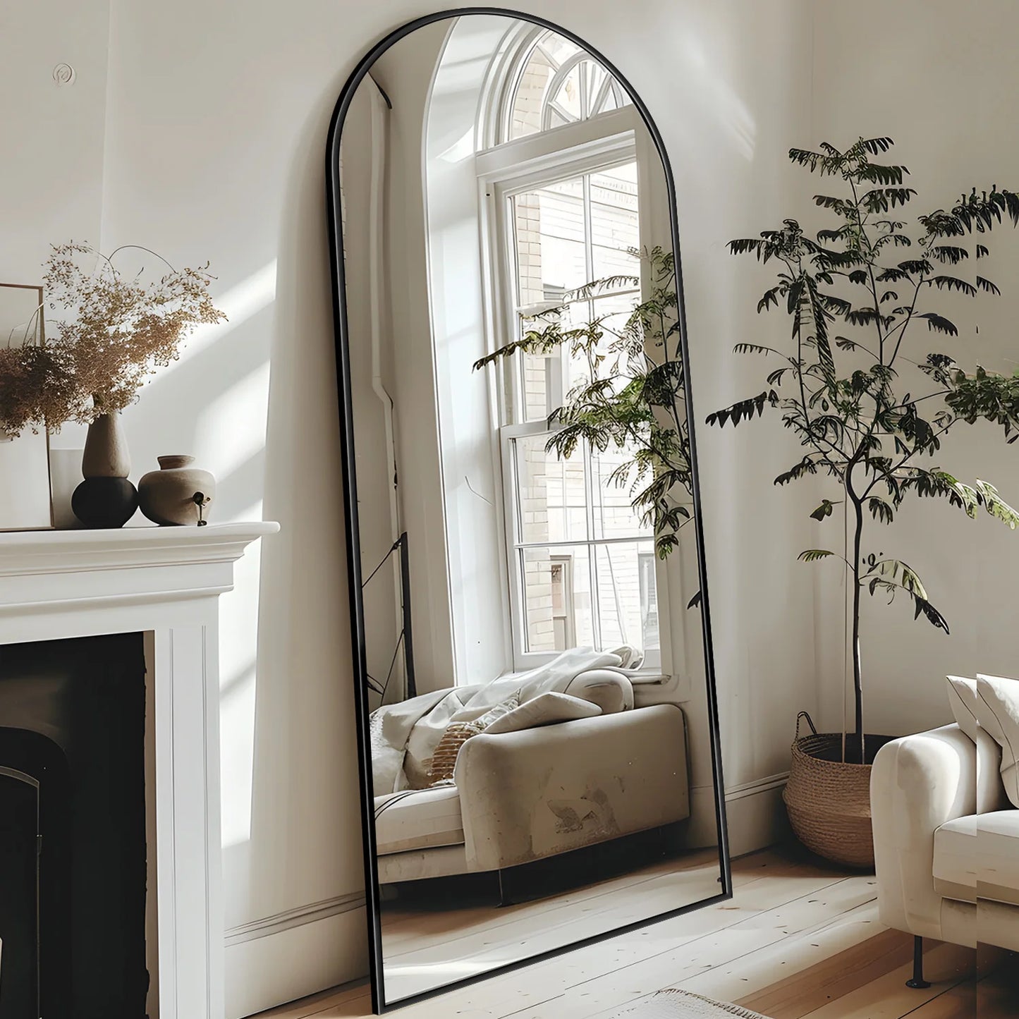 Antok Premium Floor Standing Body Mirror For Bedroom