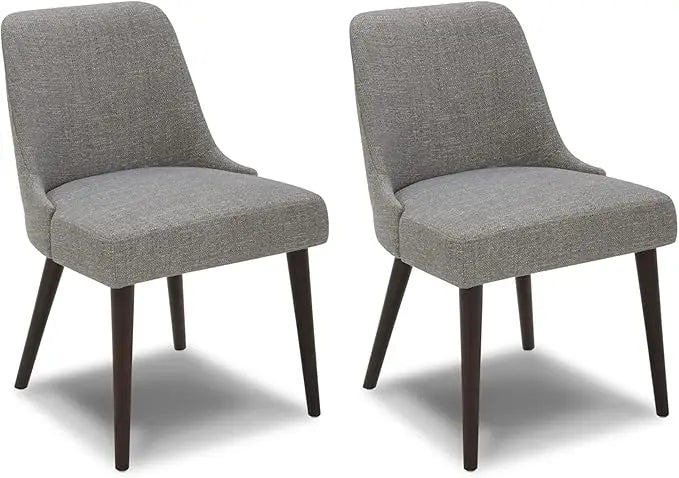 Mid-Century Modern Upholstered Dining Chair Set of 2