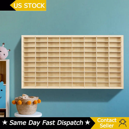 Wood Display Shelf For 80 Diecast Cars Sixty Fourth Scale