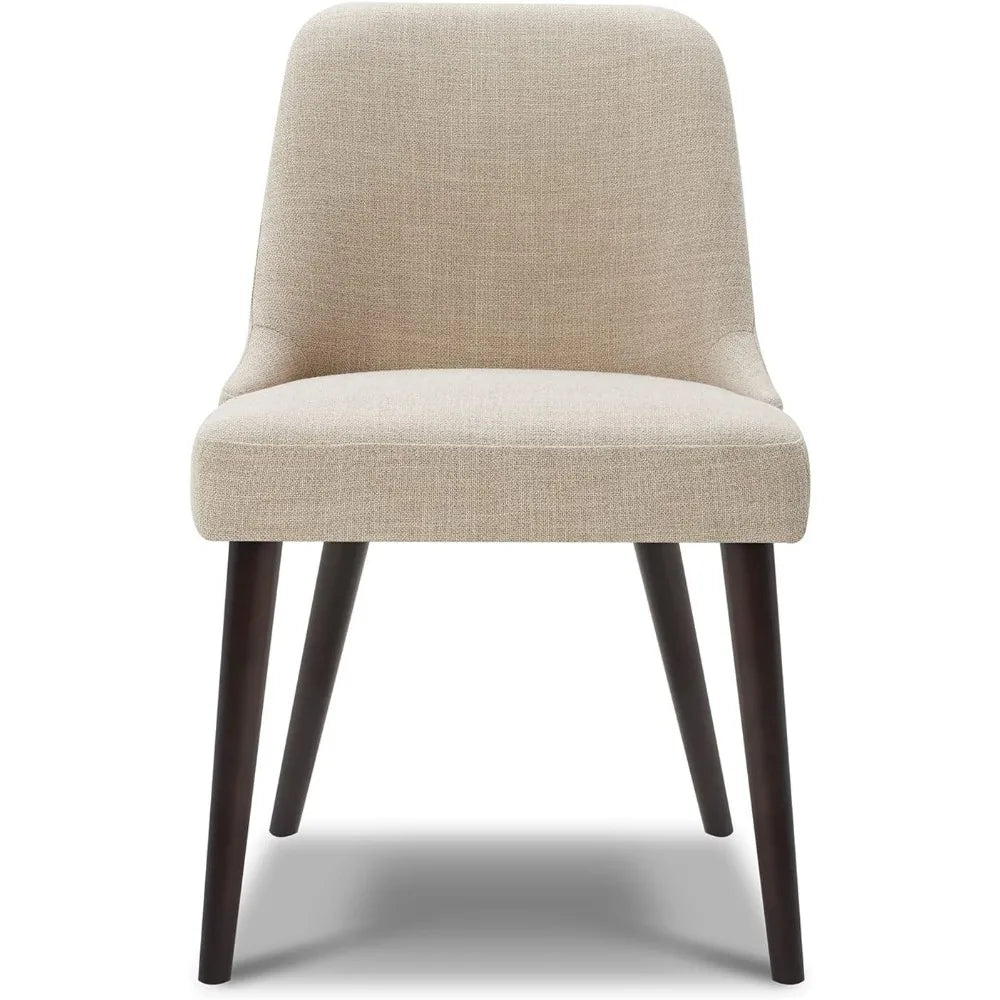 Mid-Century Modern Upholstered Dining Chair Set of 2