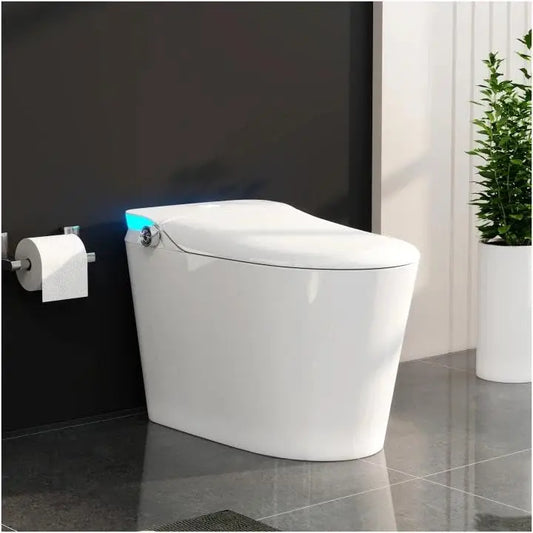 Smart Toilet With Bidet Built In Auto Flush Elongated