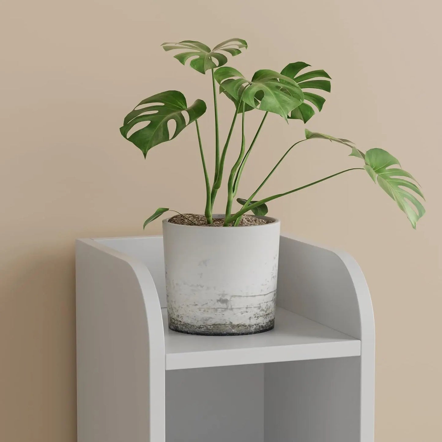 Bathroom Corner Storage Cabinet With Door Shelves Toilet Paper Stand