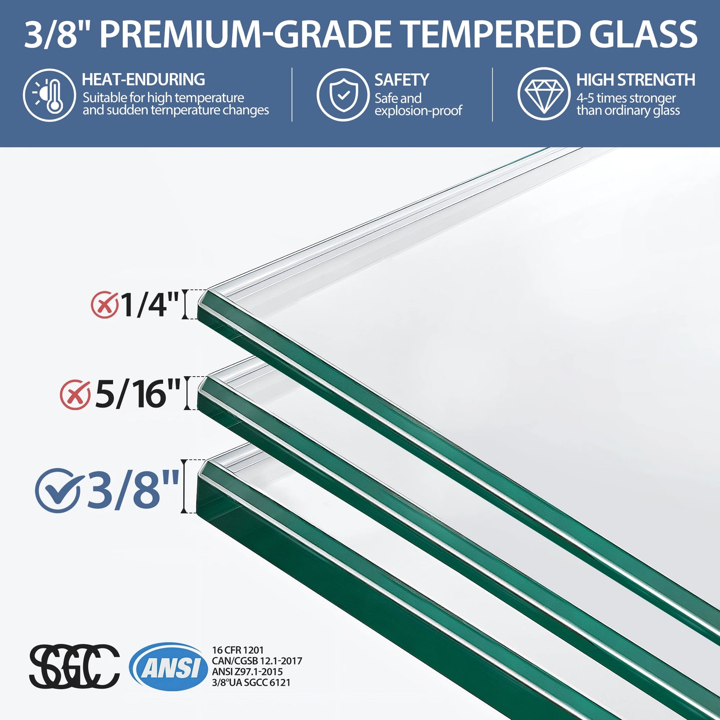 Sh.Kl Frameless Double Sliding Shower Door Tempered Glass