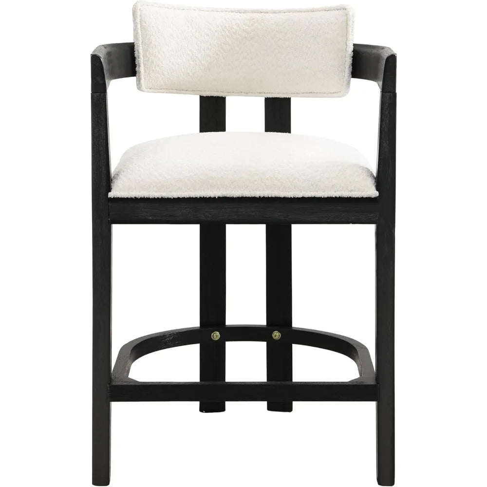 XMSJ Ryland Modern Counter Height Bar Stools Set of 2