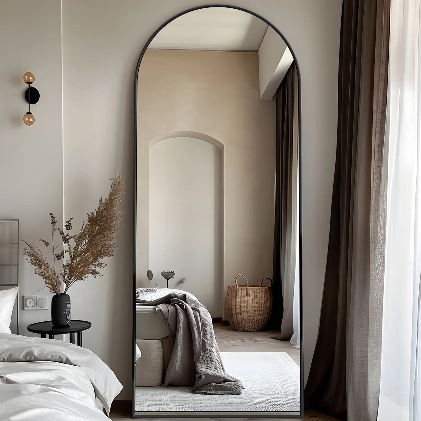 Antok Premium Floor Standing Body Mirror For Bedroom