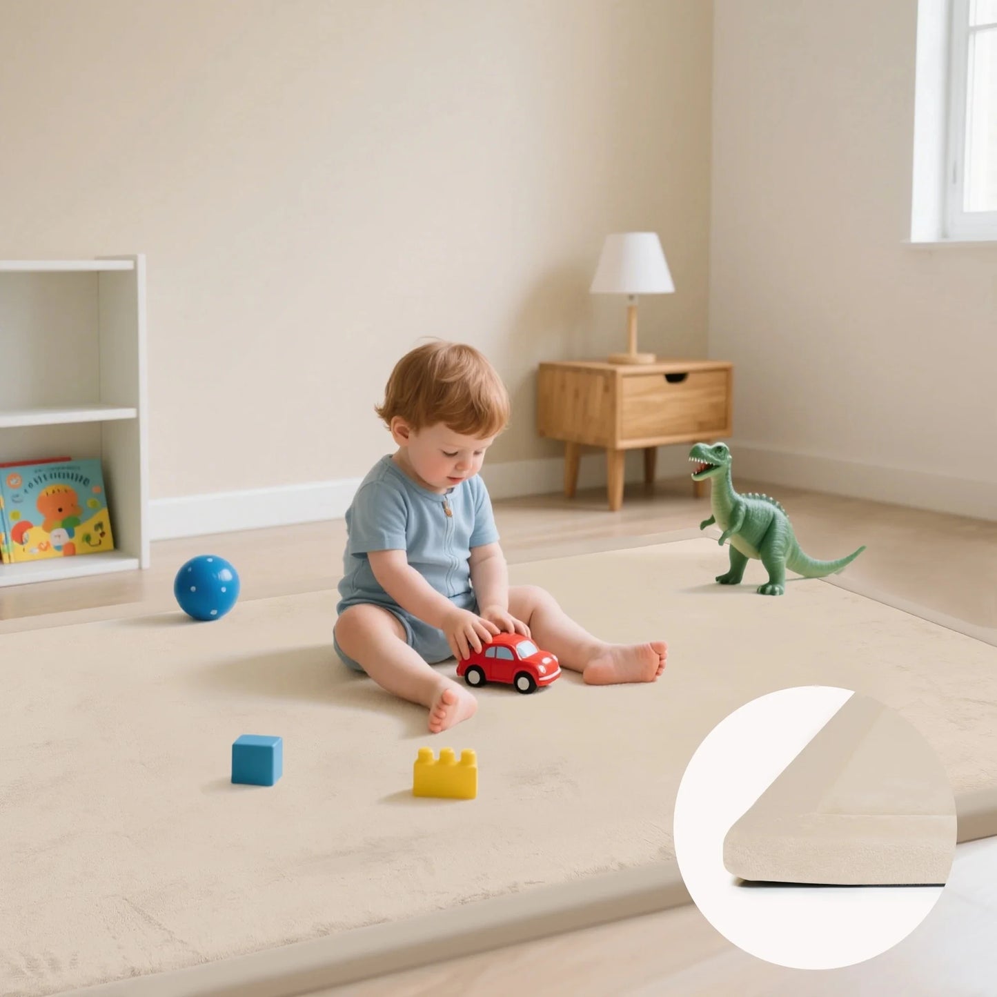 PaPaMat Baby Play Mat Tatami Style NonSlip Living Room Rug