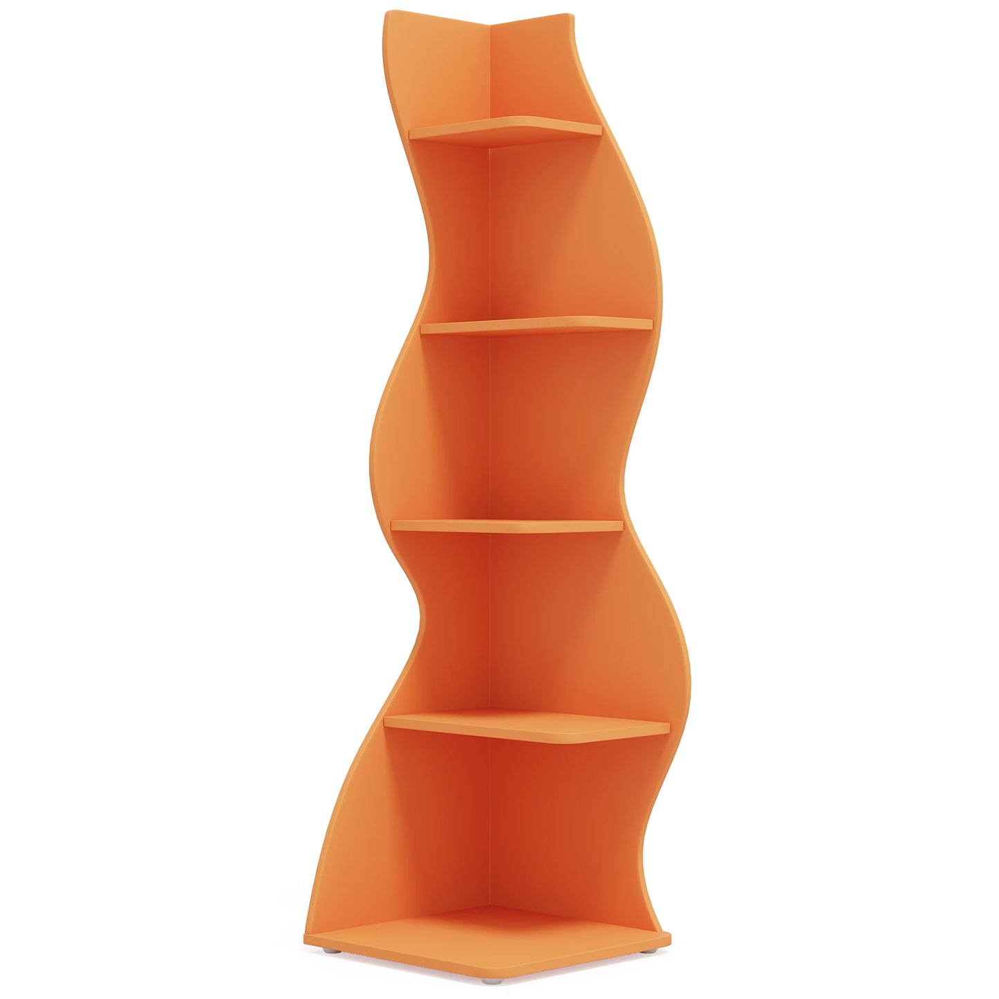 Tribesigns 5-Tier Corner Shelf Wall Bookshelf