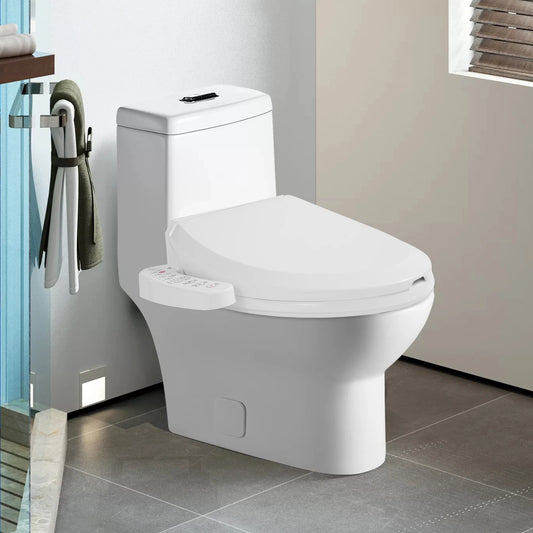 Smart ABS Toilet Seat Cover With Heater And Night Light
