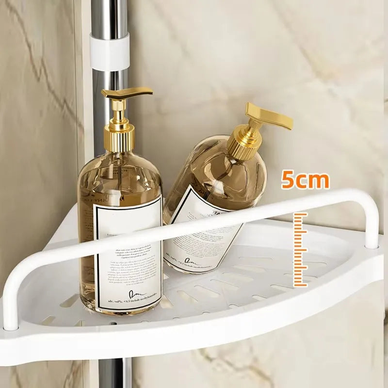 Corner Shower Bar Organizer Towel Rack Waterproof Plastic