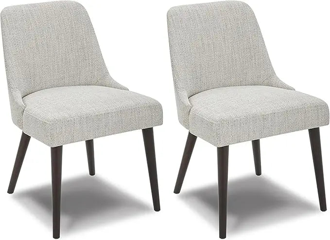 Mid-Century Modern Upholstered Dining Chair Set of 2