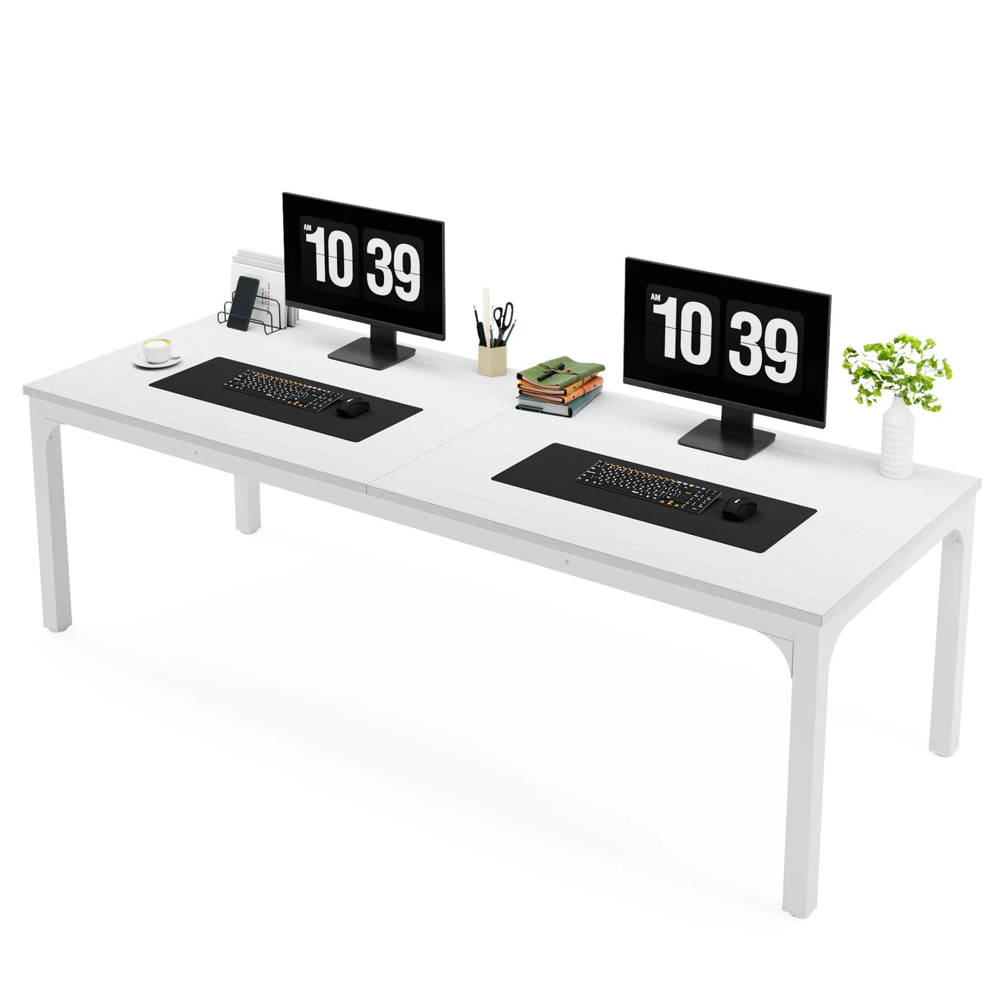 Tribesigns Extra Long Computer Desk For Home Office 2 Person