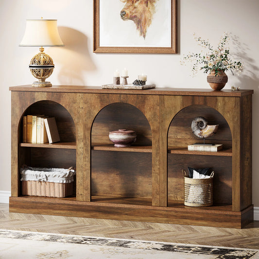 Tribesigns Farmhouse Console Table Entryway With Storage