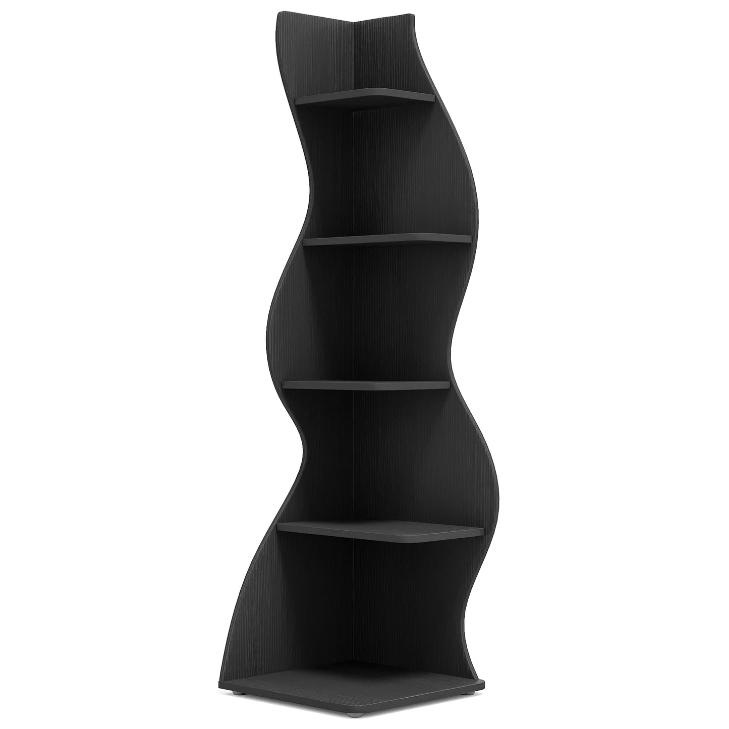 Tribesigns 5-Tier Corner Shelf Wall Bookshelf