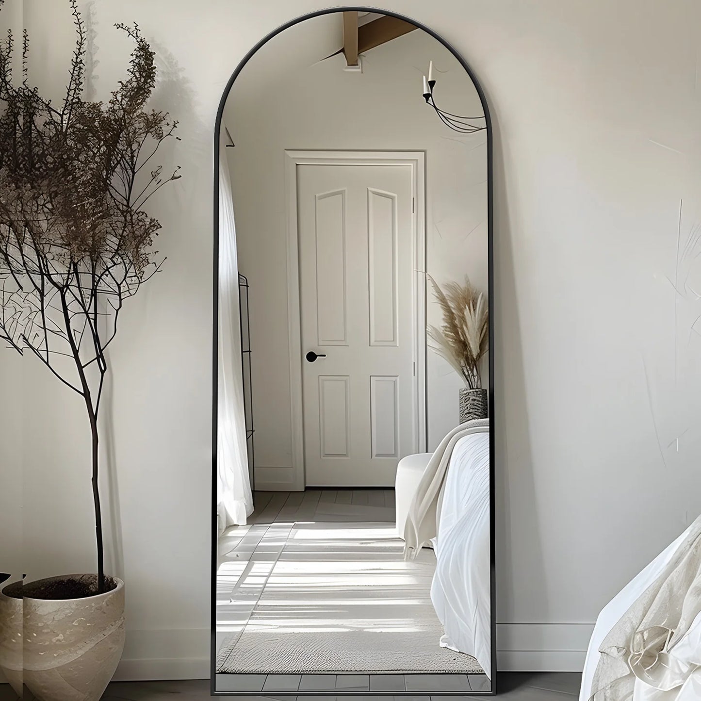 Antok Premium Floor Standing Body Mirror For Bedroom