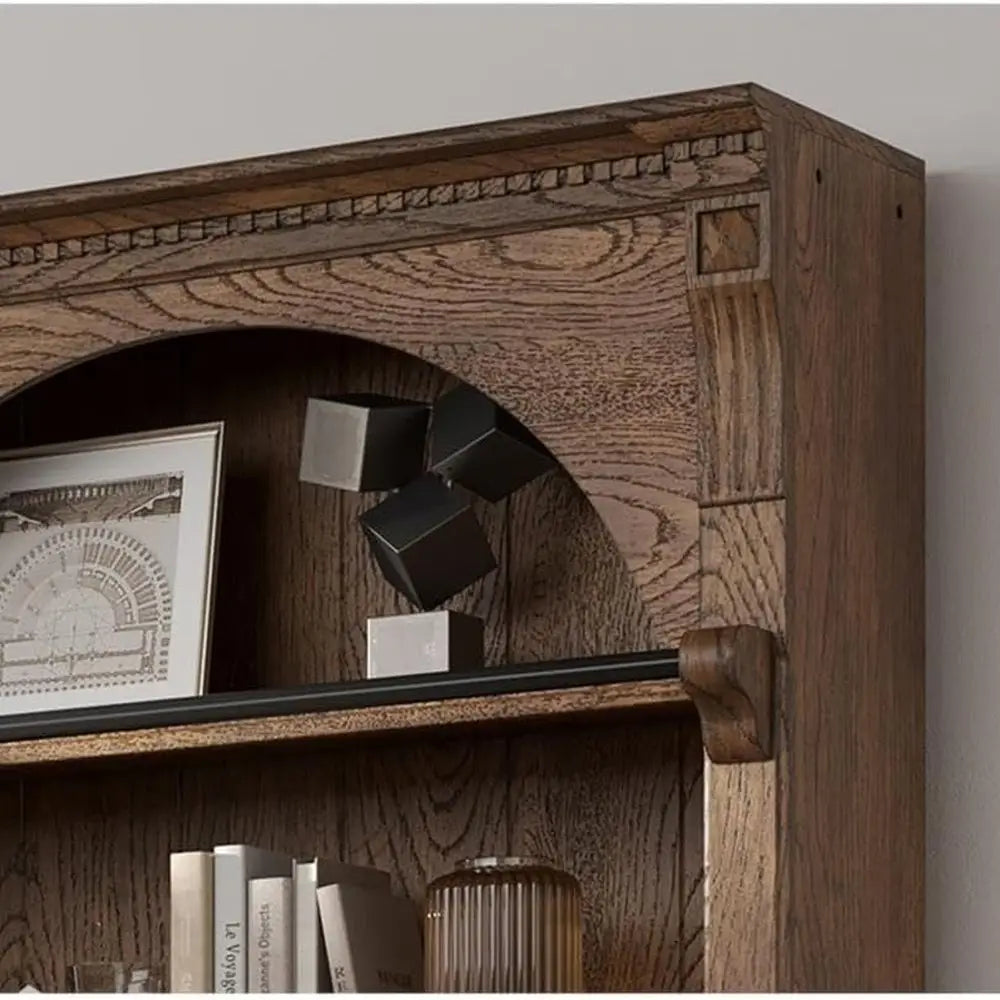 Traditional Ladder Shelf With Storage And Display For Living Room