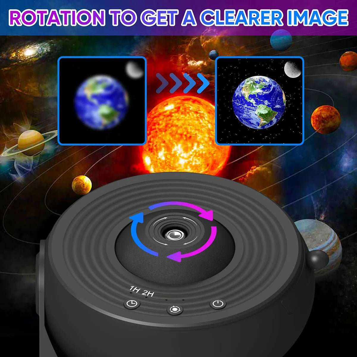 Mexllex Galaxy Ultral Star Projector 13 Film Discs Night Light