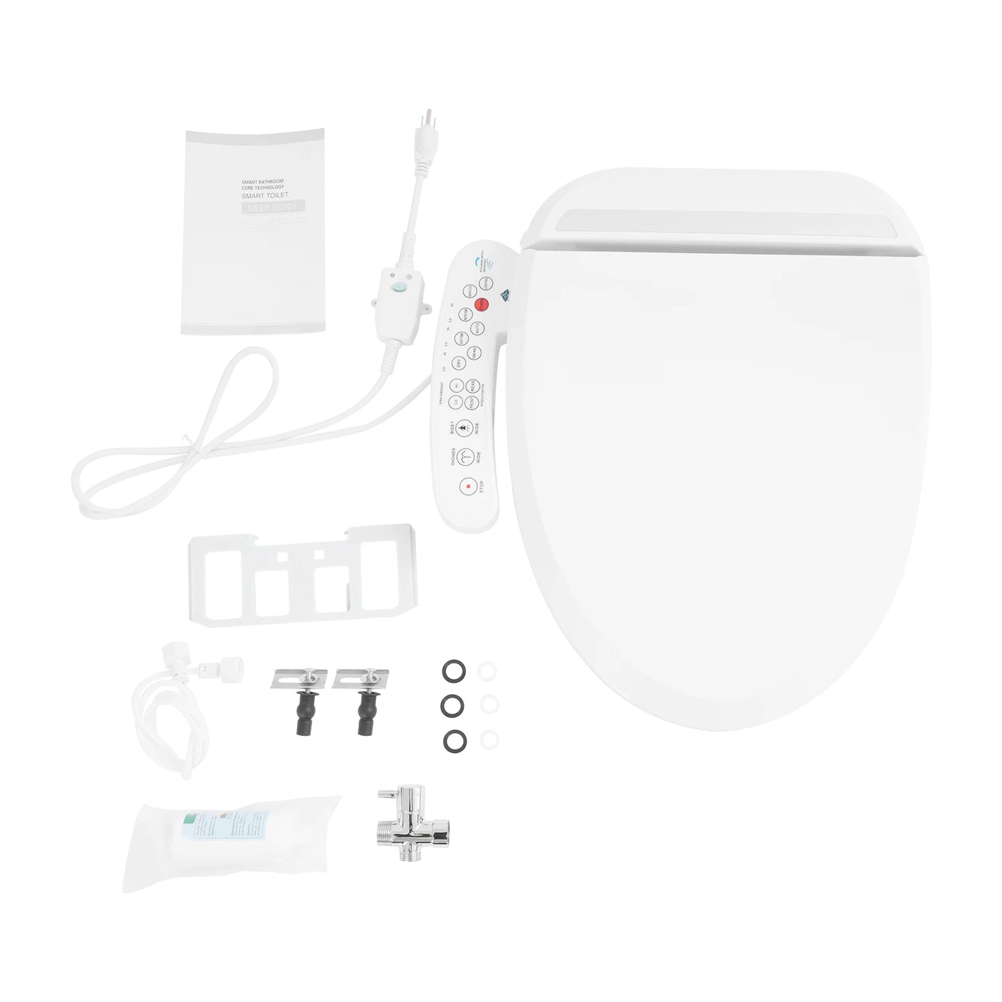 Smart ABS Toilet Seat Cover With Heater And Night Light