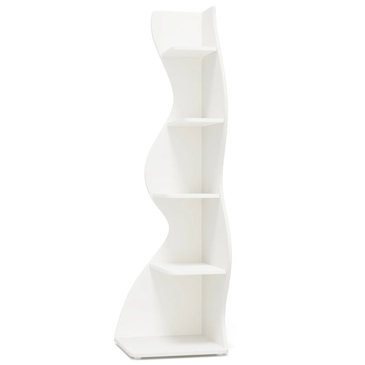 Tribesigns 5-Tier Corner Shelf Wall Bookshelf