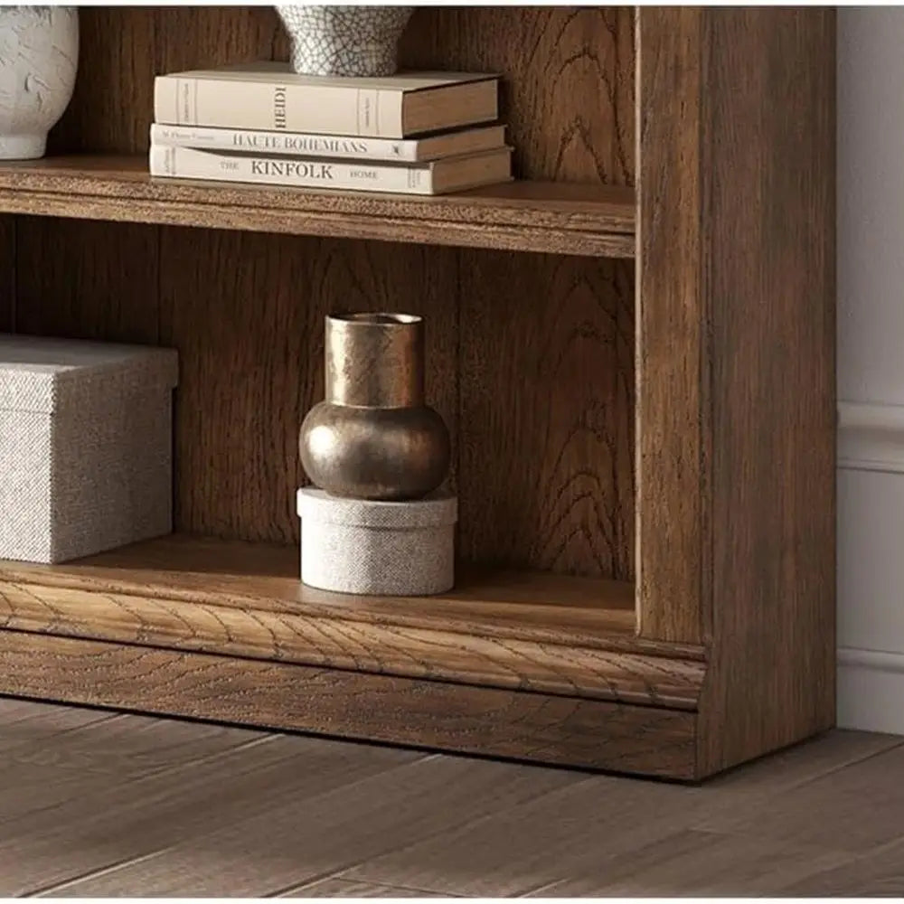 Traditional Ladder Shelf With Storage And Display For Living Room
