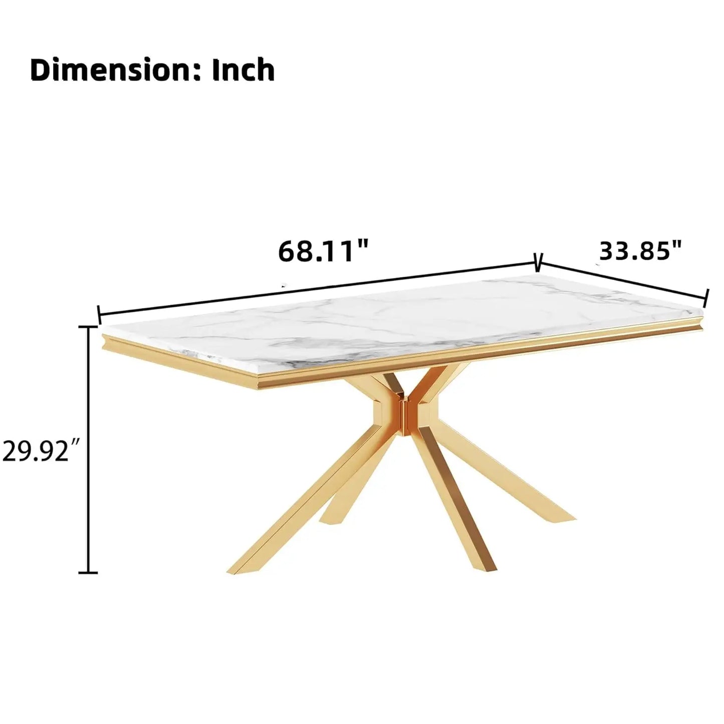 Marble Dining Table With Stainless Steel X Base For GourmetDiningRoomShowcaseExcellence